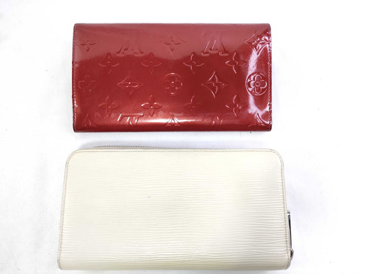 LOUIS VUITTON Epi/Vernis Round Wallet 