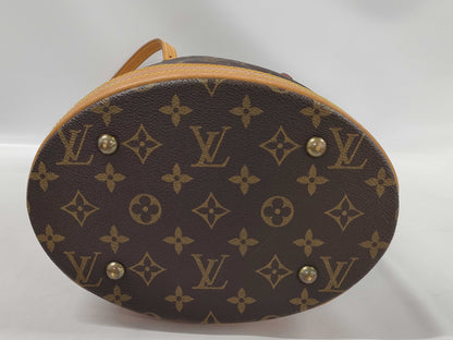 LOUIS VUITTON Monogram Bucket Tote Bag with Pouch