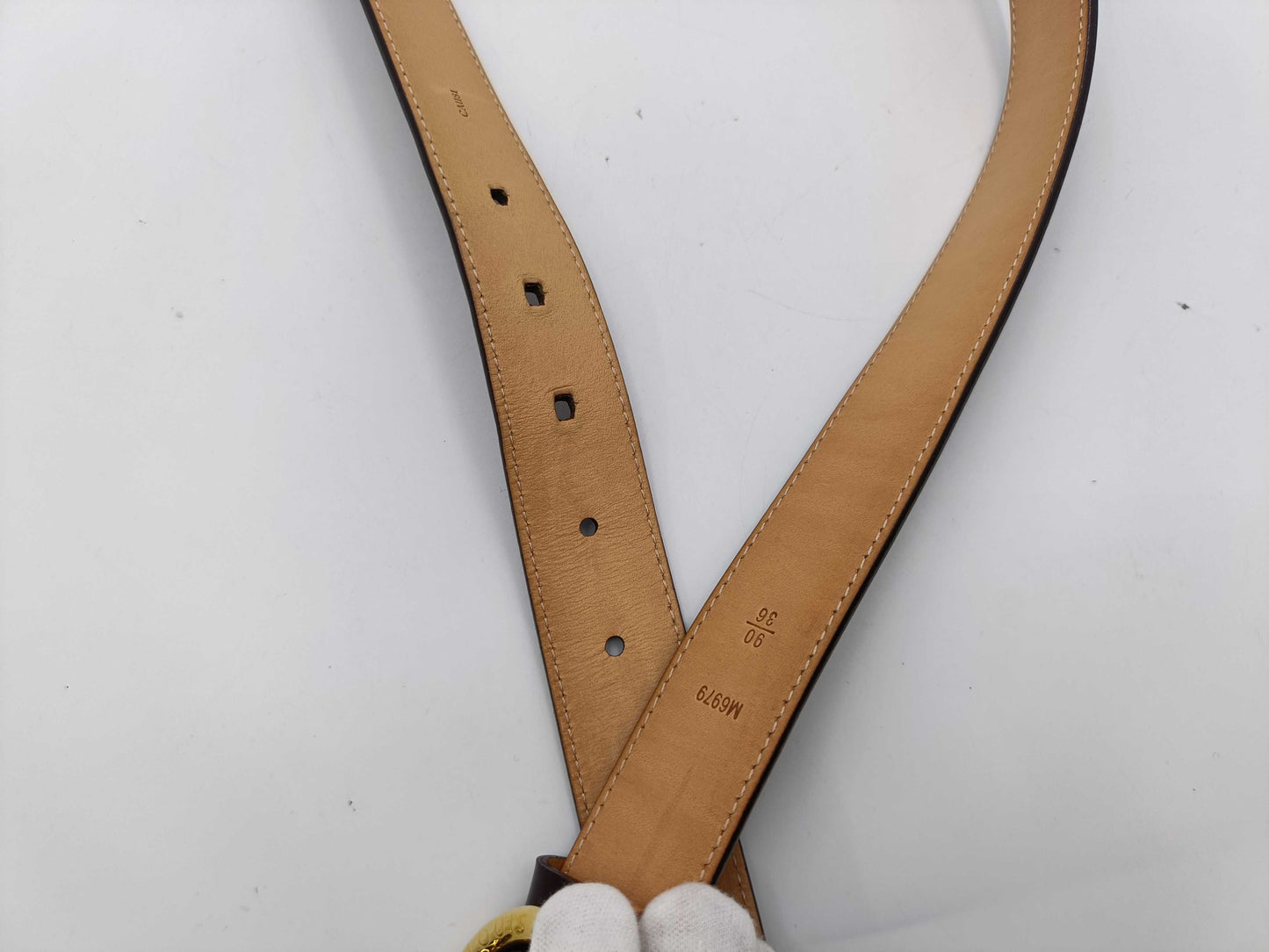 LOUIS VUITTON Vernis Santur Belt