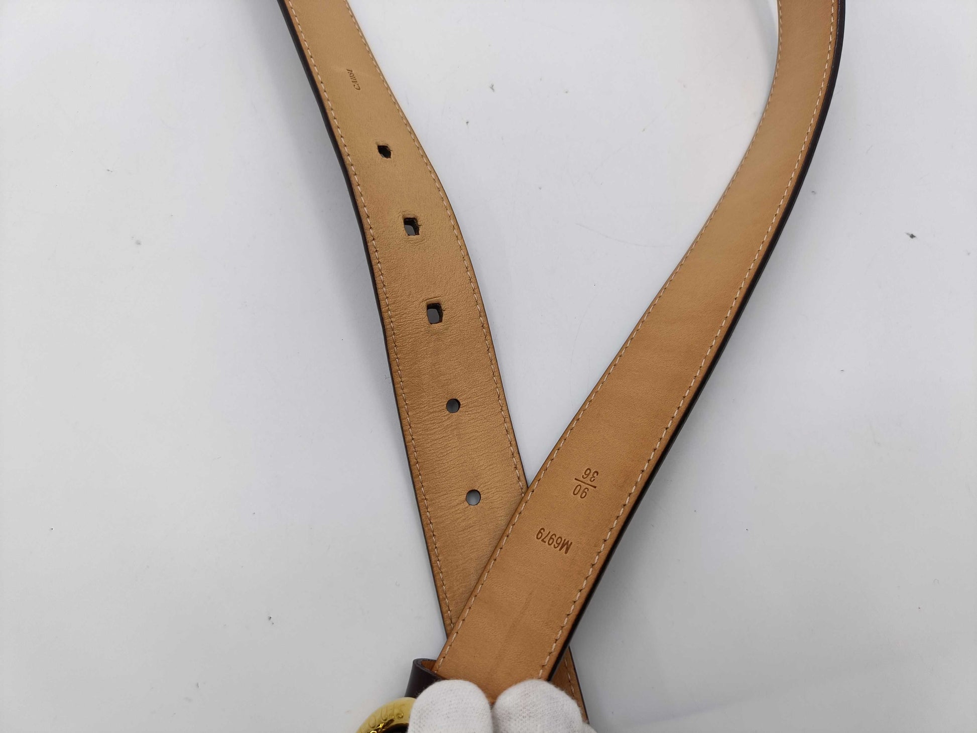 LOUIS VUITTON Vernis Santur Belt