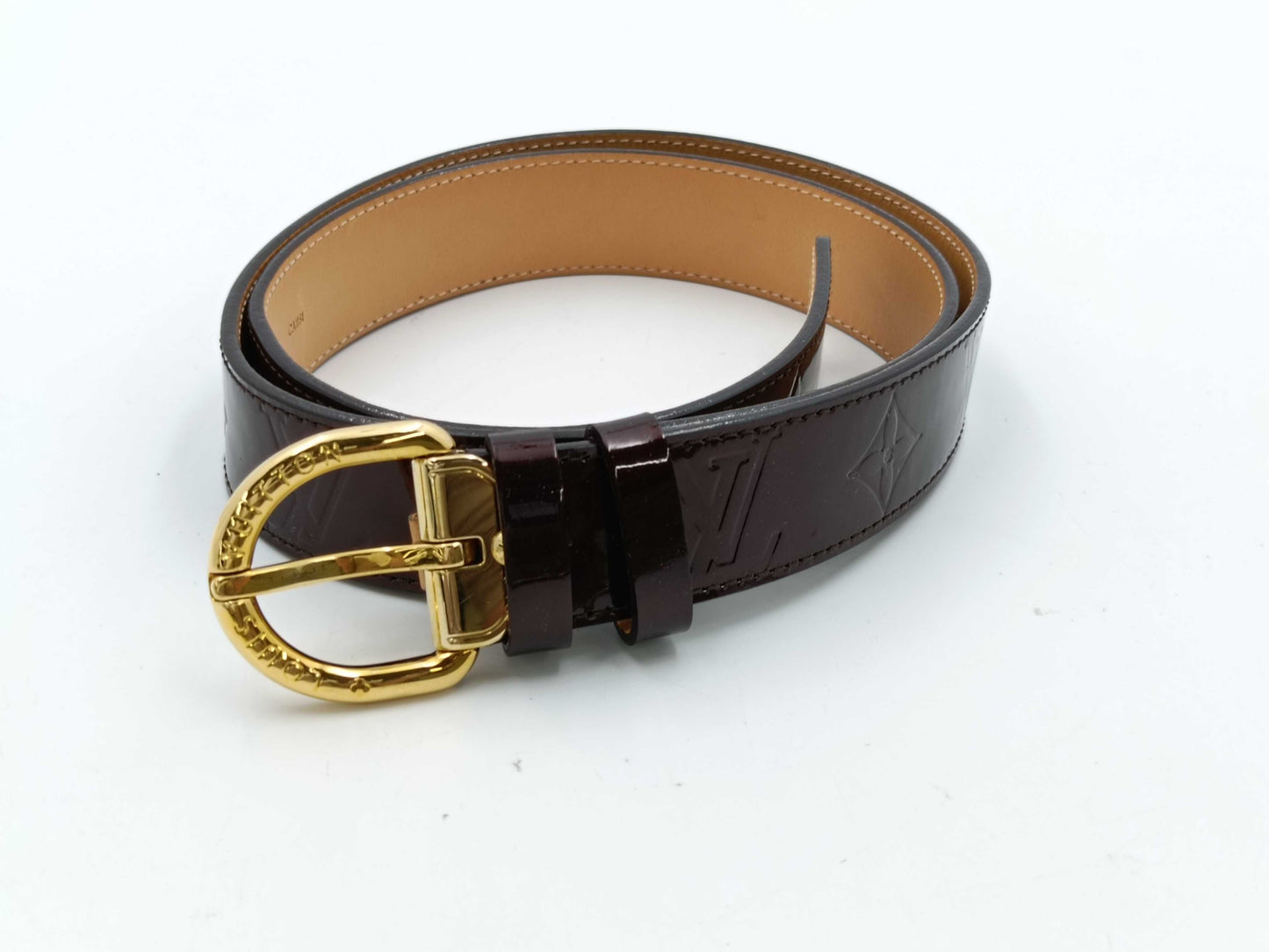 LOUIS VUITTON Vernis Santur Belt