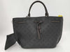 LOUIS VUITTON M54402 Mahina Girolata Noir Tote Bag with Pouch