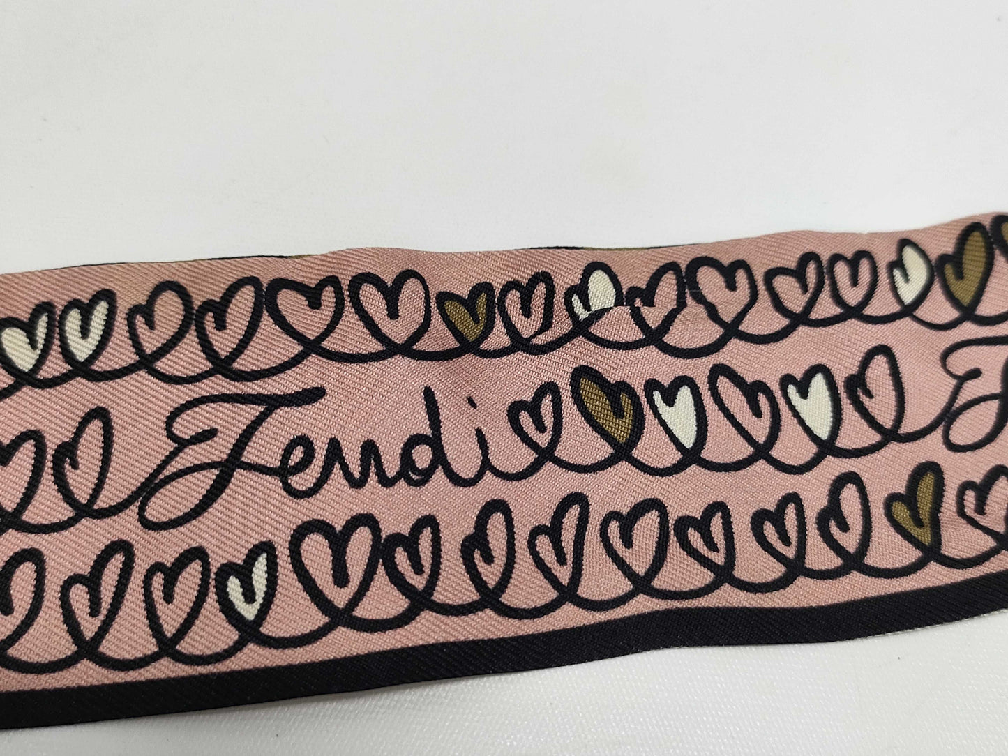 FENDI Twilly Heart Scarf
