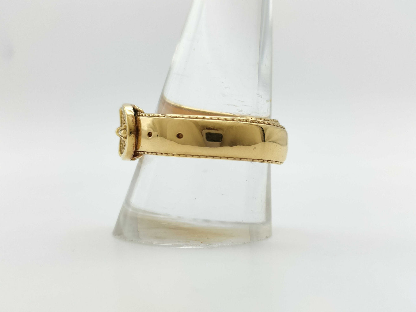 CHROME HEARTS Cross YG 22K 13.4g Ring 