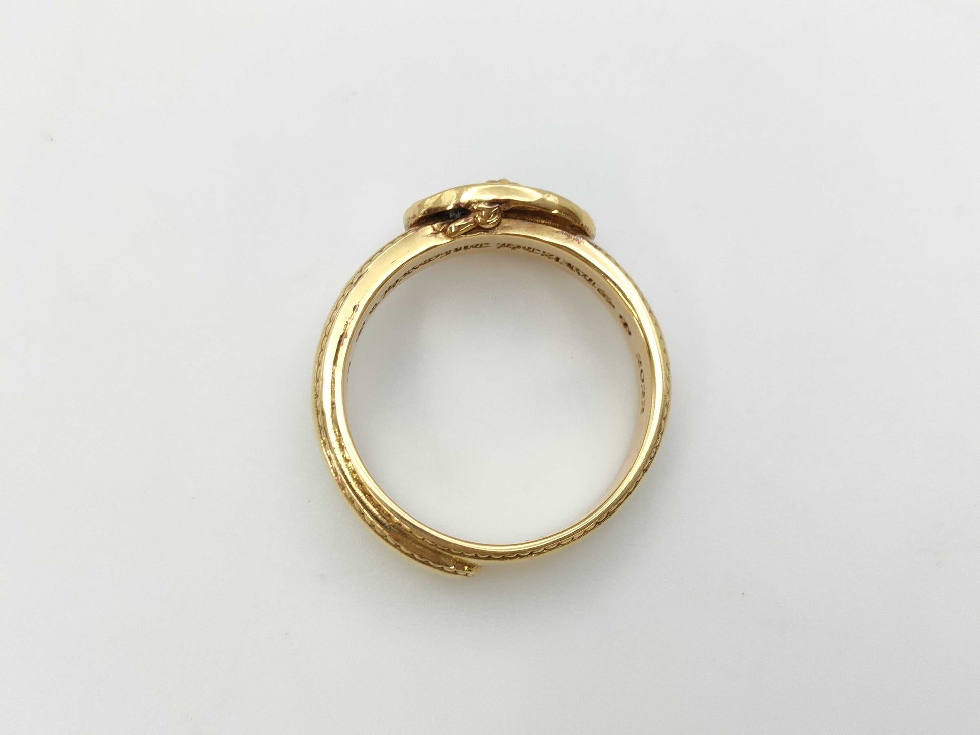 CHROME HEARTS Cross YG 22K 13.4g Ring 