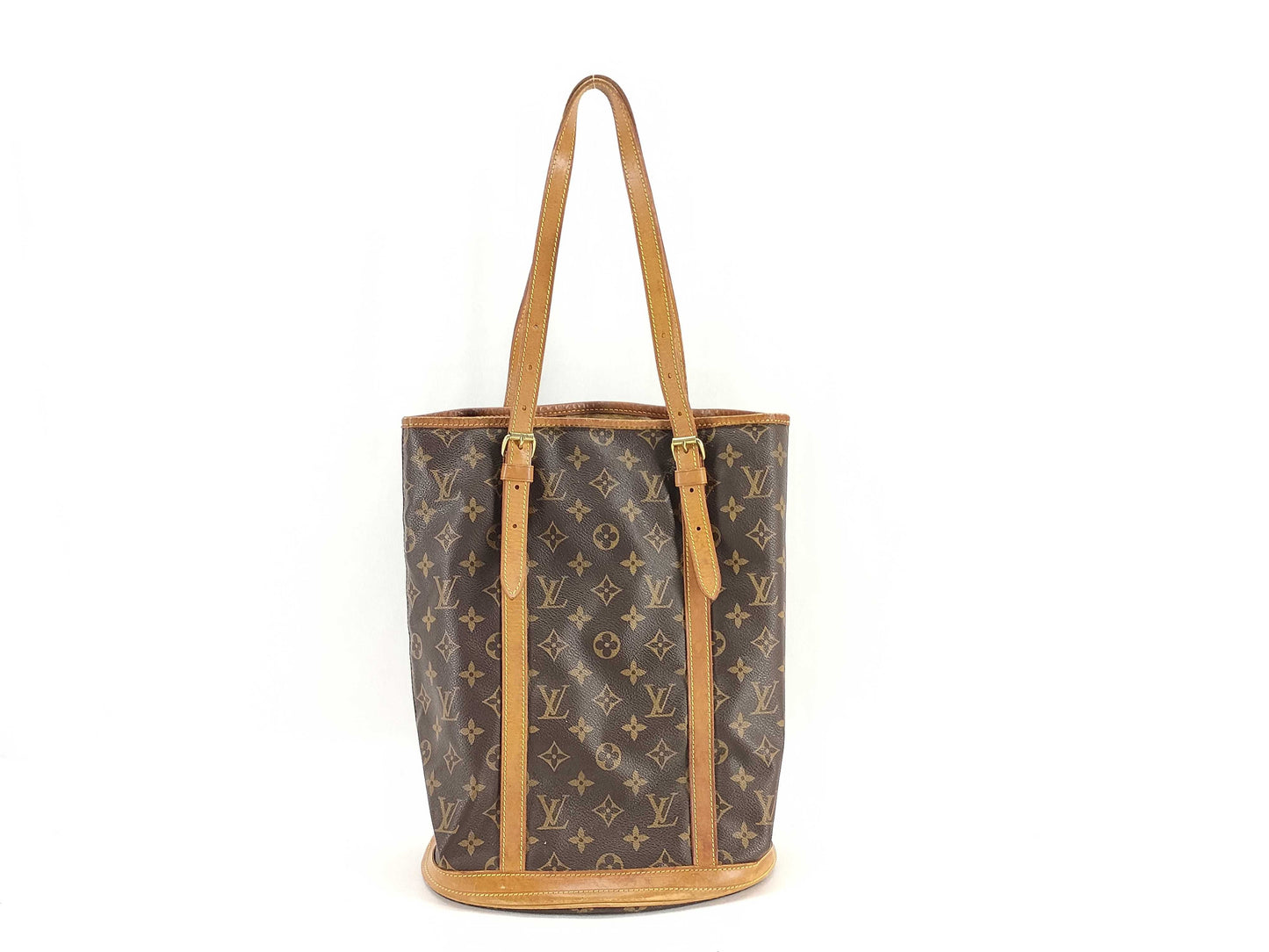 LOUIS VUITTON Monogram M42238 Petit Bucket Tote Bag