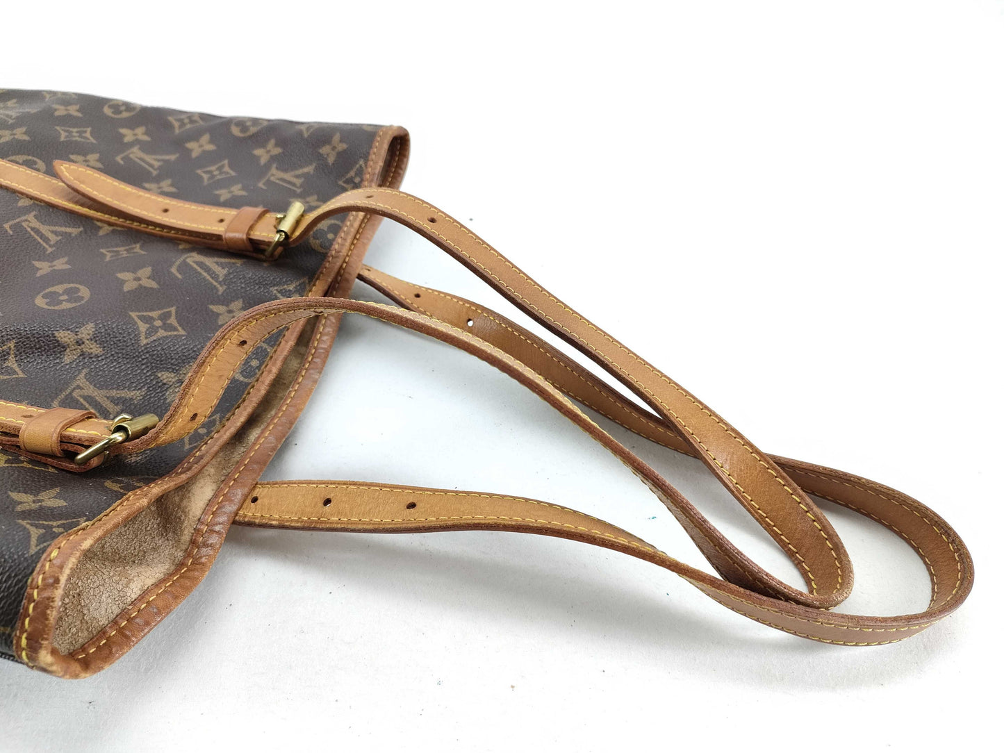 LOUIS VUITTON Monogram M42238 Petit Bucket Tote Bag