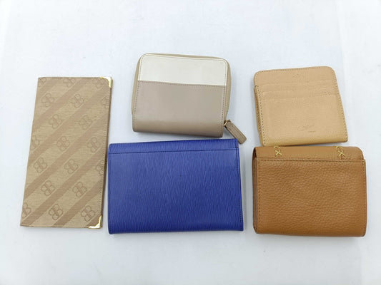 agnes b Balenciaga/Nina Ricci/Kitamura 5-piece wallet set