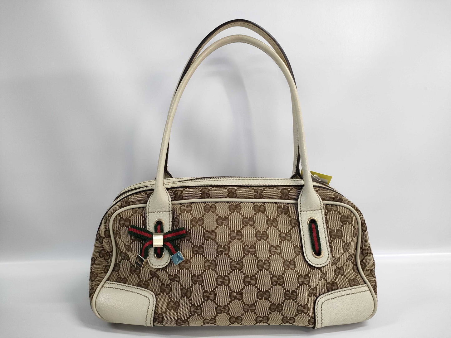 GUCCI GG Canvas Sherry Handbag Tote Bag