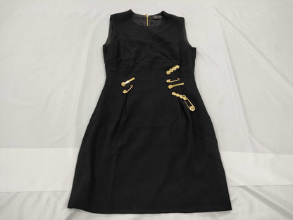 VERSACE Pin Detail Dress Dress