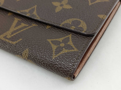 LOUIS VUITTON Monogram M61723 Porte Monnaie Credit Wallet