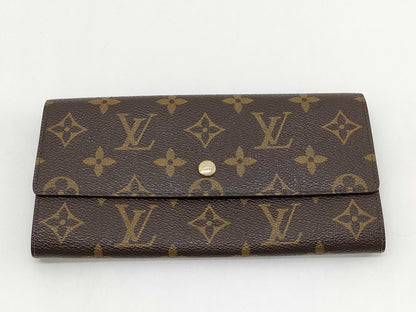 LOUIS VUITTON Monogram M61723 Porte Monnaie Credit Wallet