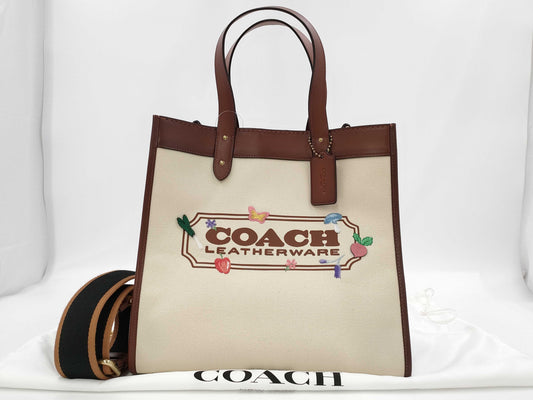 COACH Field Tote 30 with Garden C2773 Handbag Handbag