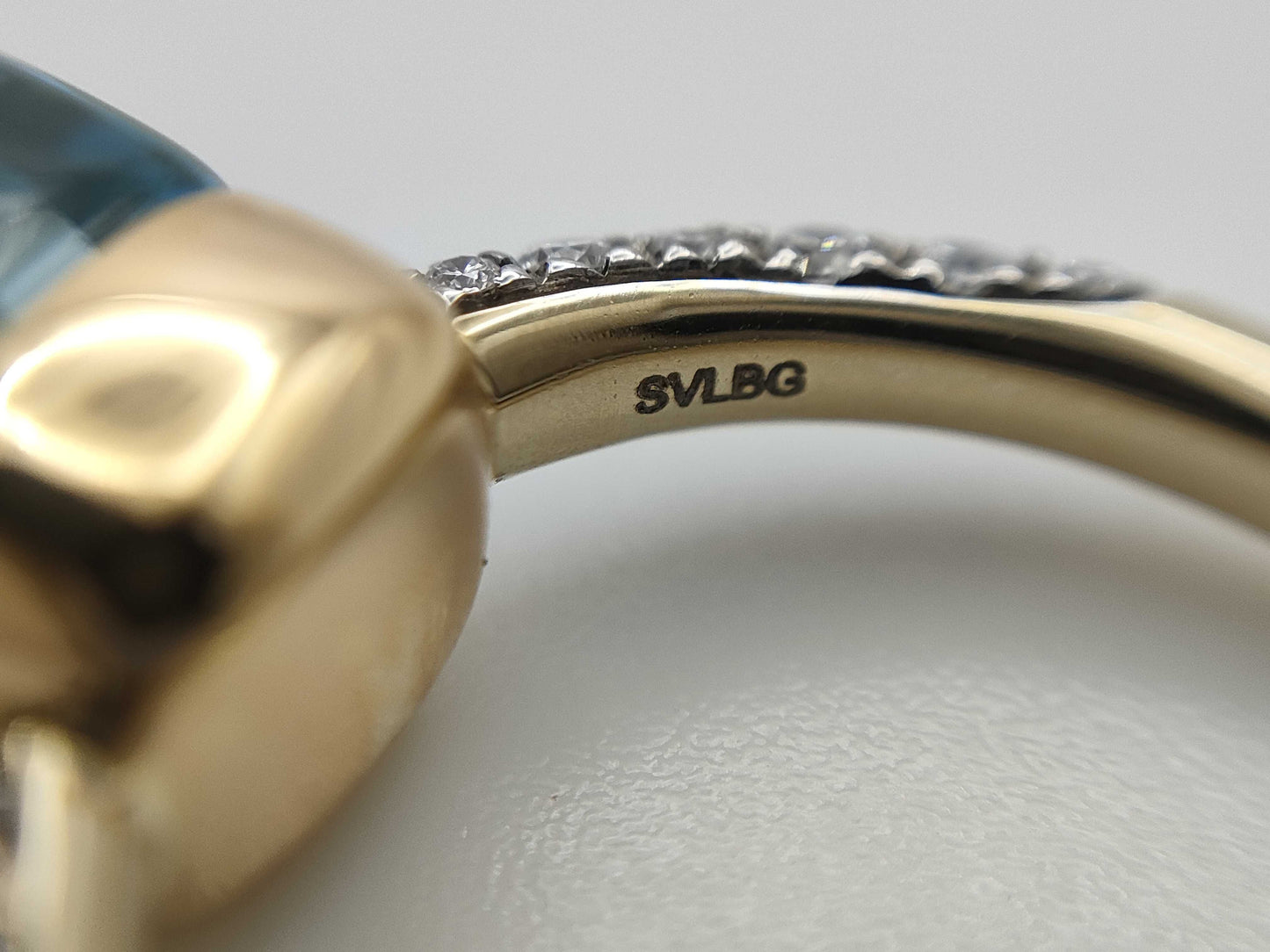 POMELLATO Nude #52 Colored Stone Diamond 750 5.5g Ring 