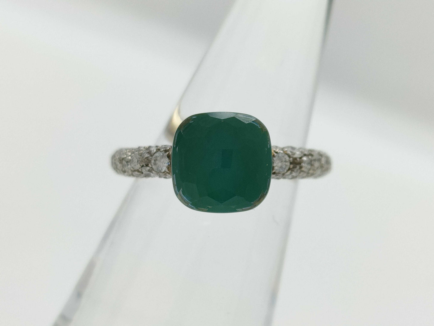 POMELLATO Nude #52 Colored Stone Diamond 750 5.5g Ring 