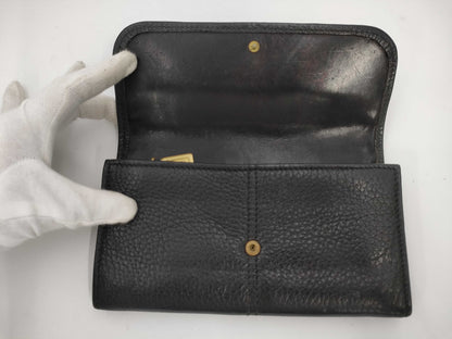 COACH Leather Signature Long Wallet and Tri-fold Wallet Set