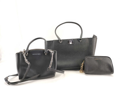Michael Kors Tote, Chain Clutch, and 3-Piece Handbag Set