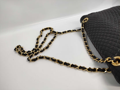 BALLY Quilted Leather Chain Shoulder Bag