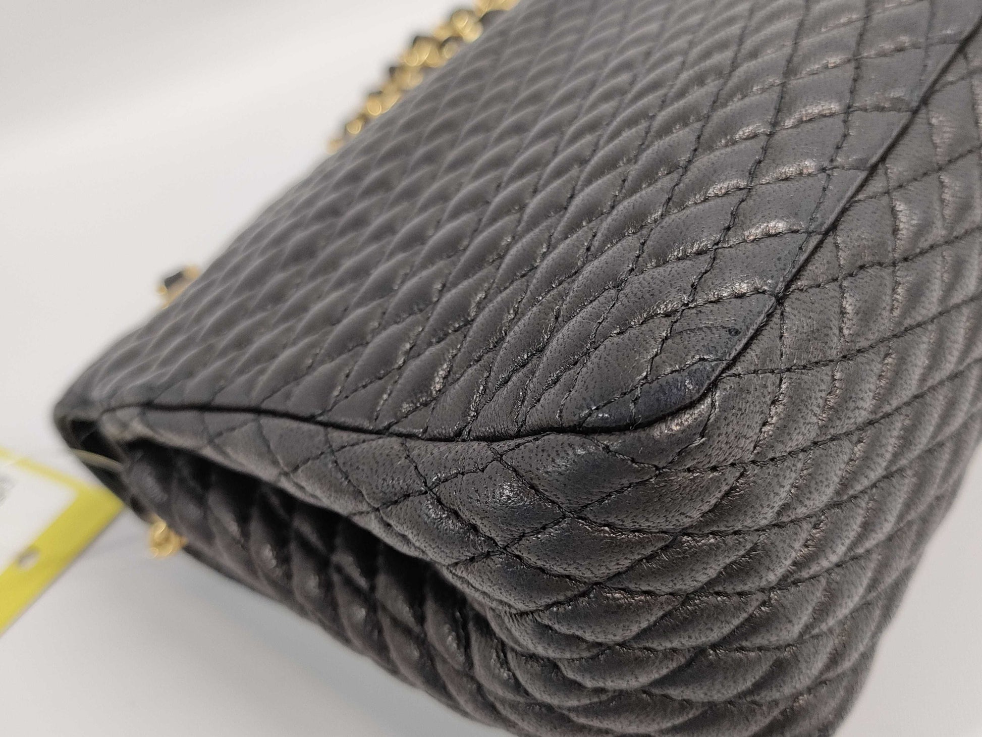 BALLY Quilted Leather Chain Shoulder Bag