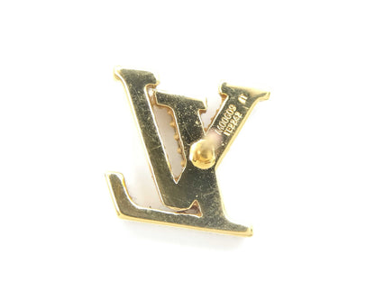 LOUIS VUITTON Earrings/Logo/Rhinestone/One Earring