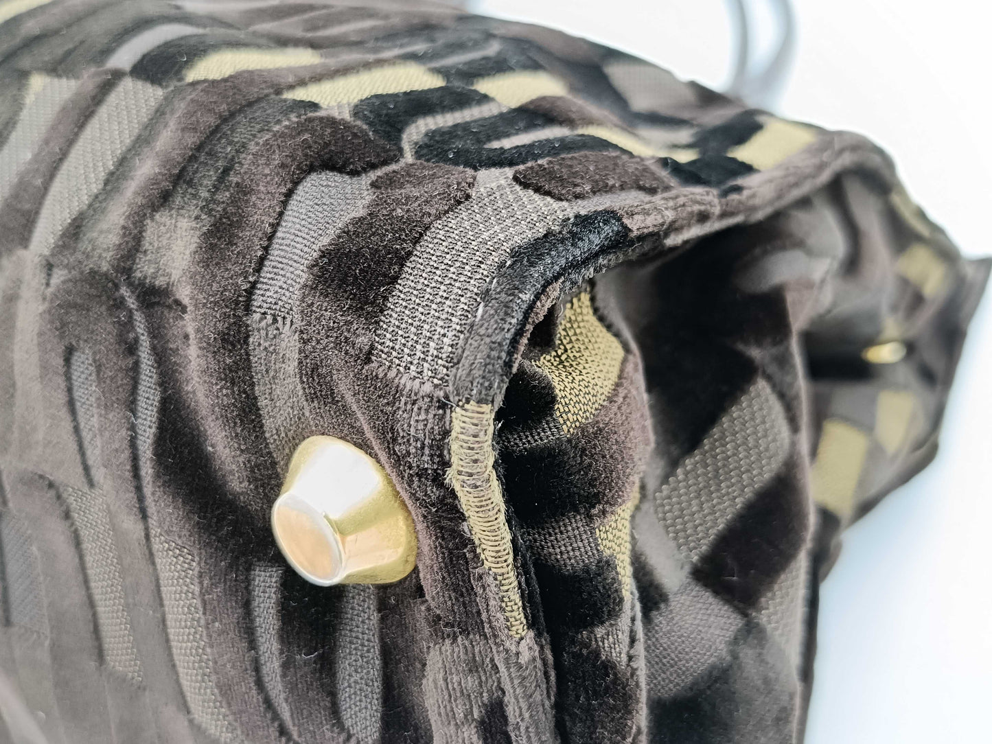 Miu Miu velour all-over print handbag