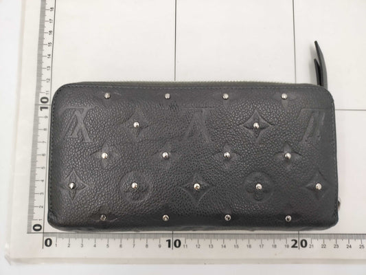LOUIS VUITTON Monogram Empreinte M61442 Zippy Wallet with Studs
