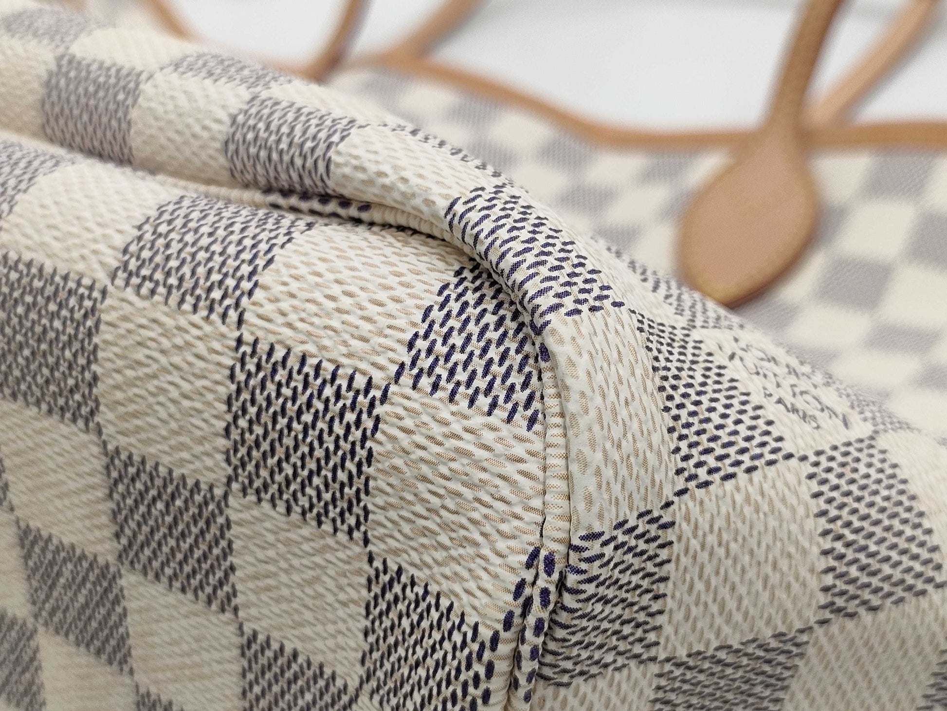 LOUIS VUITTON Damier Azur N51107 Tote Bag