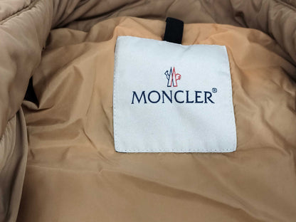 MONCLER Gazelle Down Coat, Beige, Cuff Stains, etc.