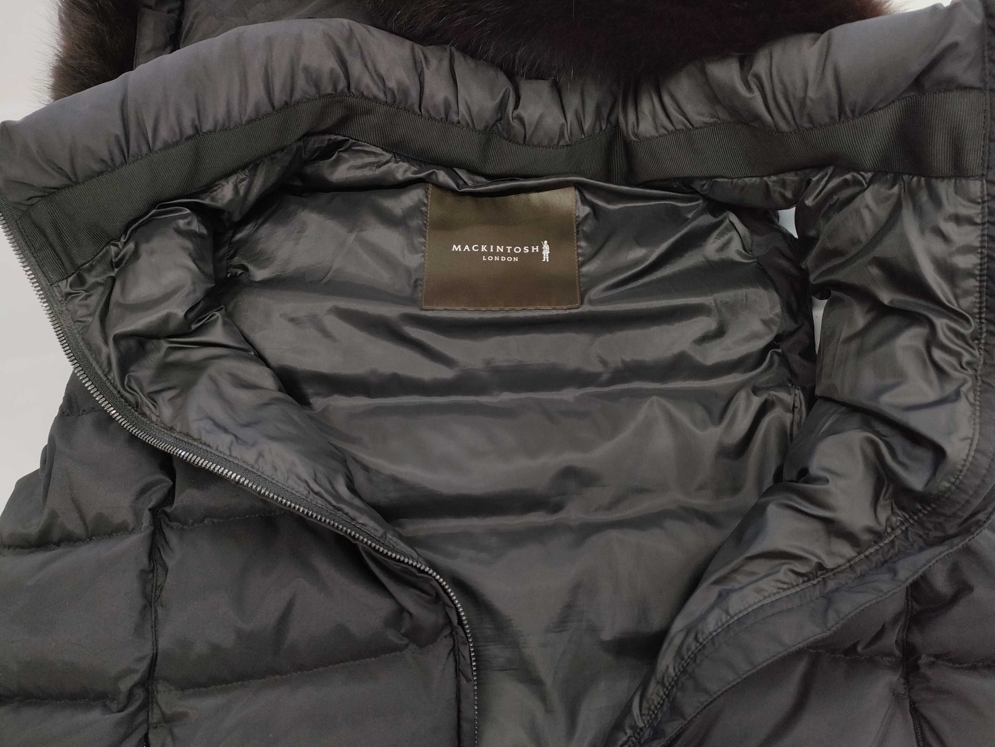 MACKINTOSH London fur-trimmed outer vest