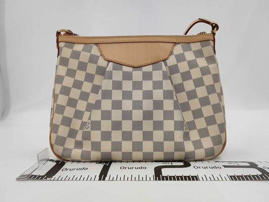 LOUIS VUITTON Damier Azur N41113 Shoulder Bag