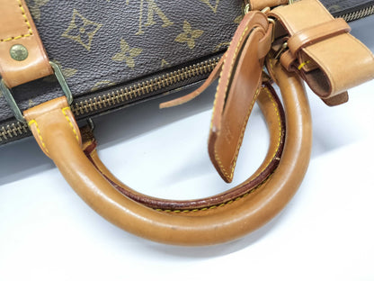 LOUIS VUITTON Monogram Keepall 60 Band Boston Bag