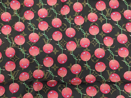 LOUIS VUITTON Monogram Cherry Scarf Scarf