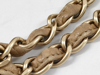 CHANEL Suede Chain Shoulder Bag 7430360