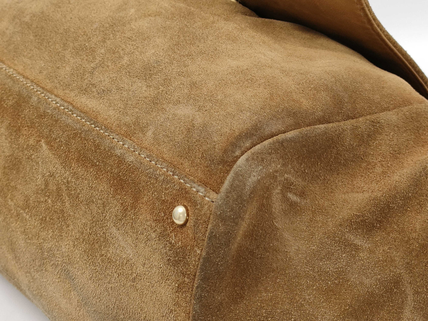 CHANEL Suede Chain Shoulder Bag 7430360