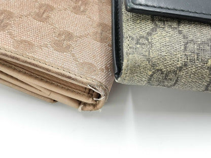 GUCCI GG Supreme Supreme Leather Long Wallet 410100/Lovely Heart 245723 Wallet