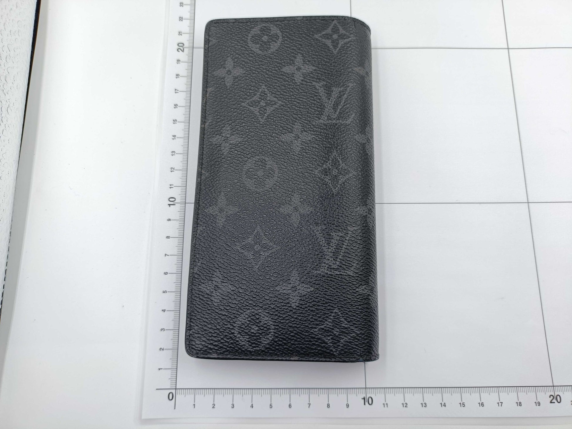 LOUIS VUITTON Monogram Eclipse Portefeuille Brazza Wallet