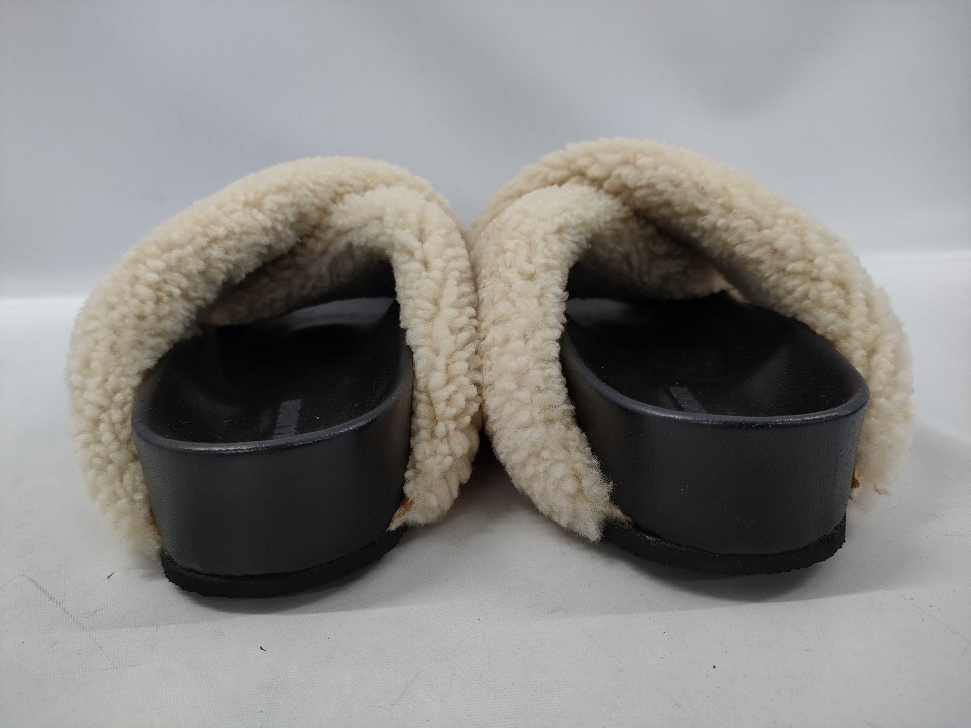 JILSANDER Mouton Cross Strap Sandals