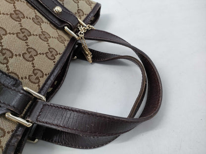 GUCCI GG Canvas Sherry Line Mini Tote 139261.002046 Handbag