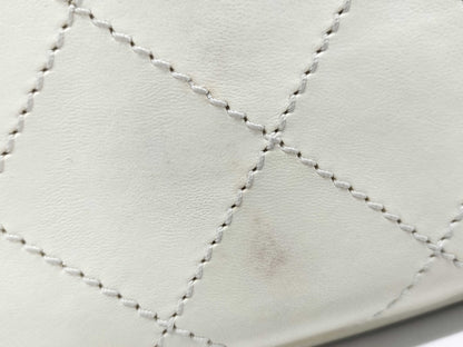 CHANEL Wild Stitch Turnlock Chain Shoulder Bag