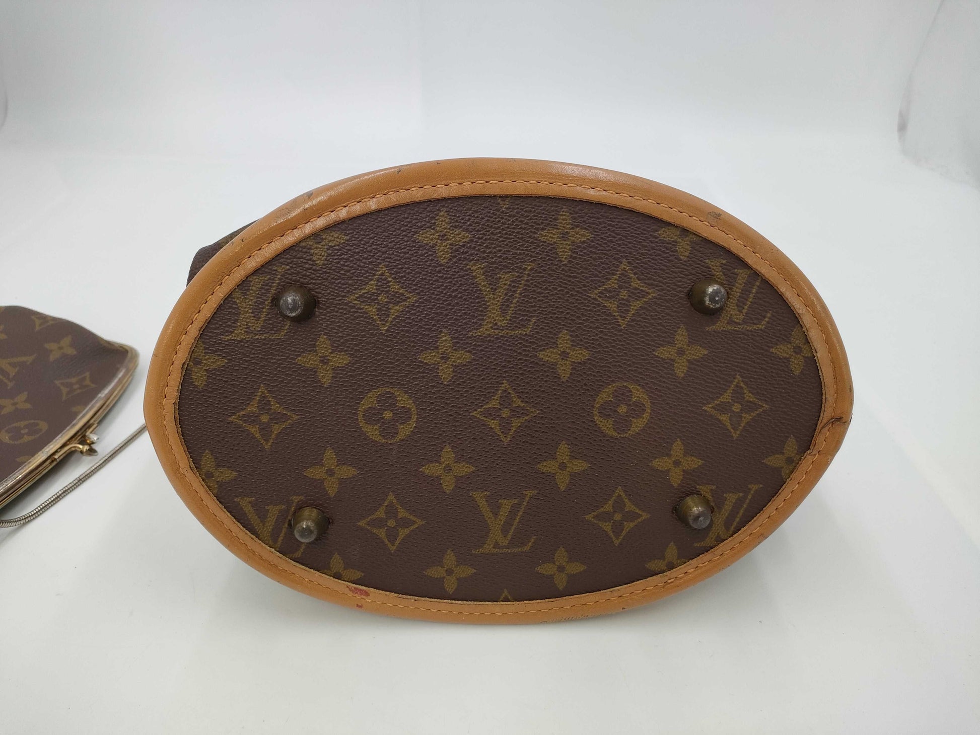 LOUIS VUITTON Monogram USA Bucket Tote Bag with Pouch