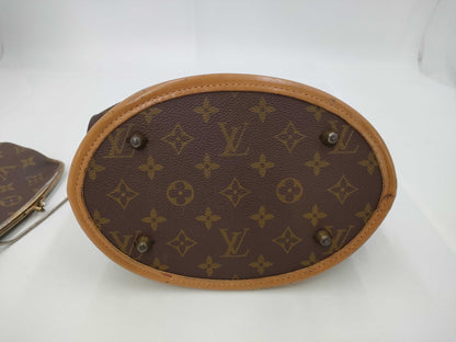 LOUIS VUITTON Monogram USA Bucket Tote Bag with Pouch
