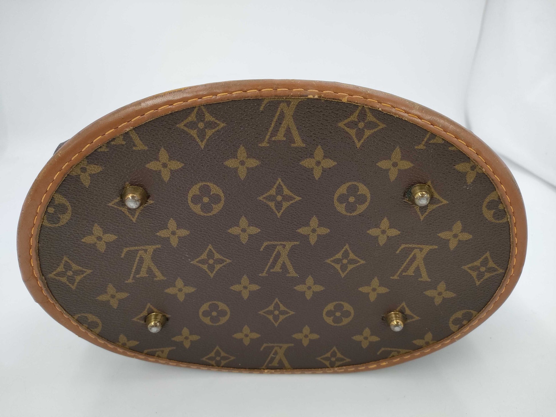LOUIS VUITTON Monogram USA Bucket Handbag