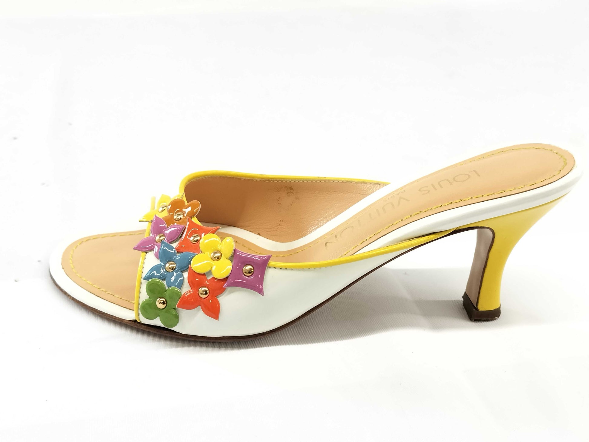 LOUIS VUITTON Flower Mules