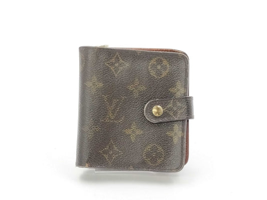 LOUIS VUITTON Monogram Compact Zip Wallet