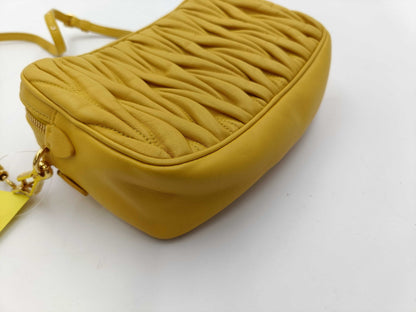 Miu Miu Yellow Shoulder Bag
