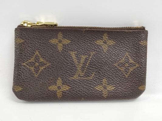 LOUIS VUITTON Monogram Pochette Cle Key Case/Key Holder