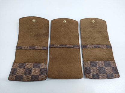 LOUIS VUITTON Damier Cufflink Case *3 Other Accessories