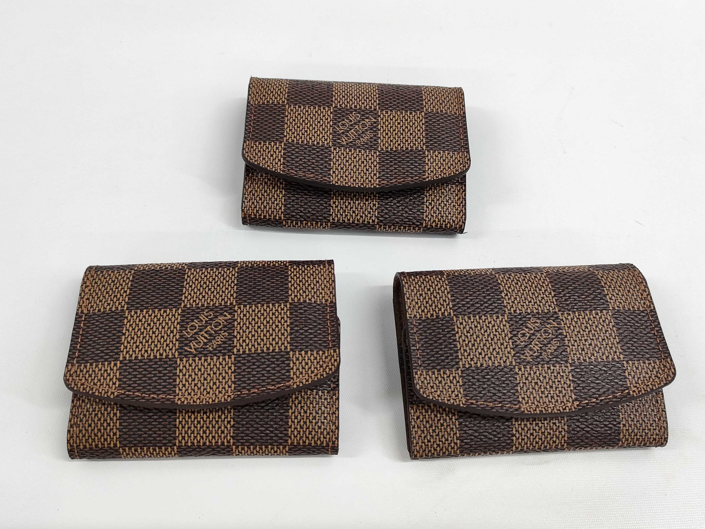 LOUIS VUITTON Damier Cufflink Case *3 Other Accessories