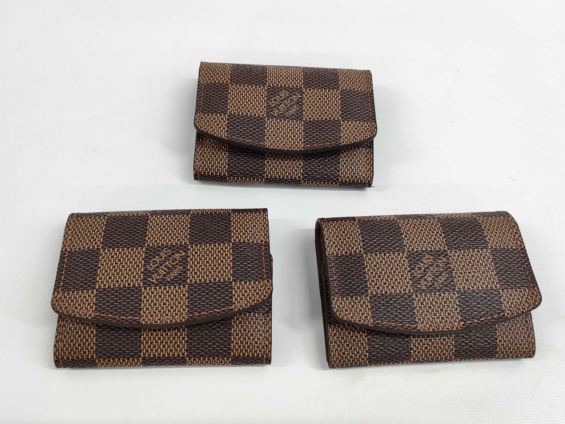 LOUIS VUITTON Damier Cufflink Case *3 Other Accessories