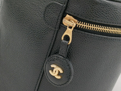 CHANEL Caviar Skin Vertical Vanity Bag
